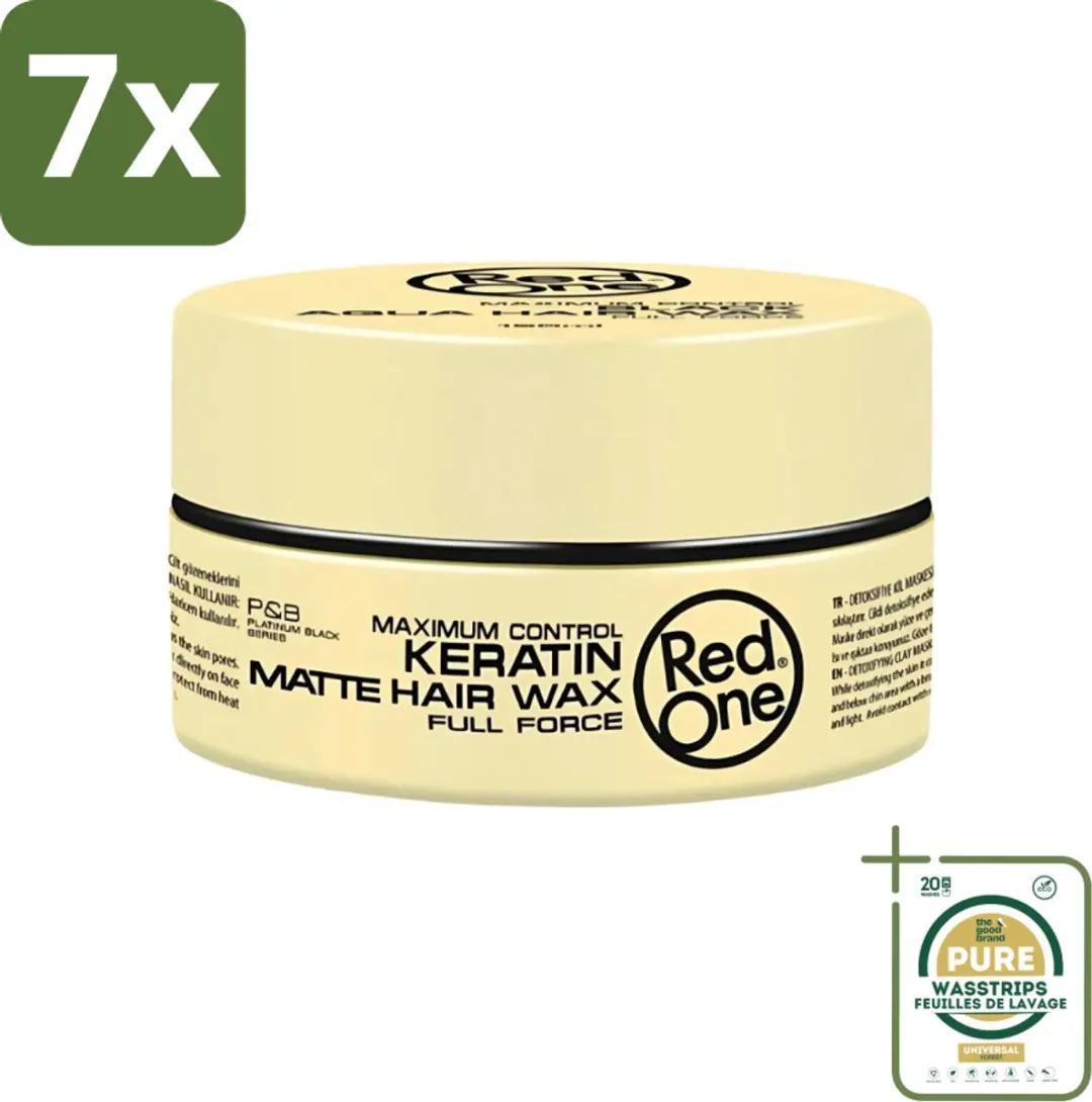 Red One Keratin Matte Haarwax 150ml