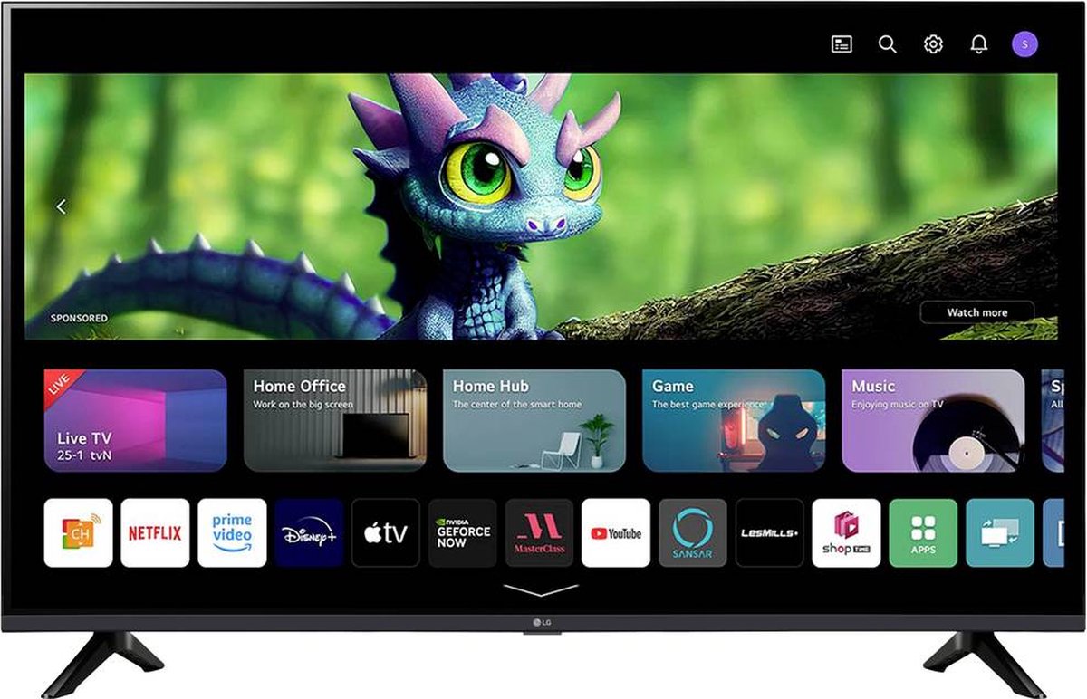 LG Electronics - 4K Smart UHD TV - 43UR73006LA - LCD TV - 109.2 cm - 43 inch - EEC G (A - G) UHD - Smart TV - Wi-Fi - CI+ - Black