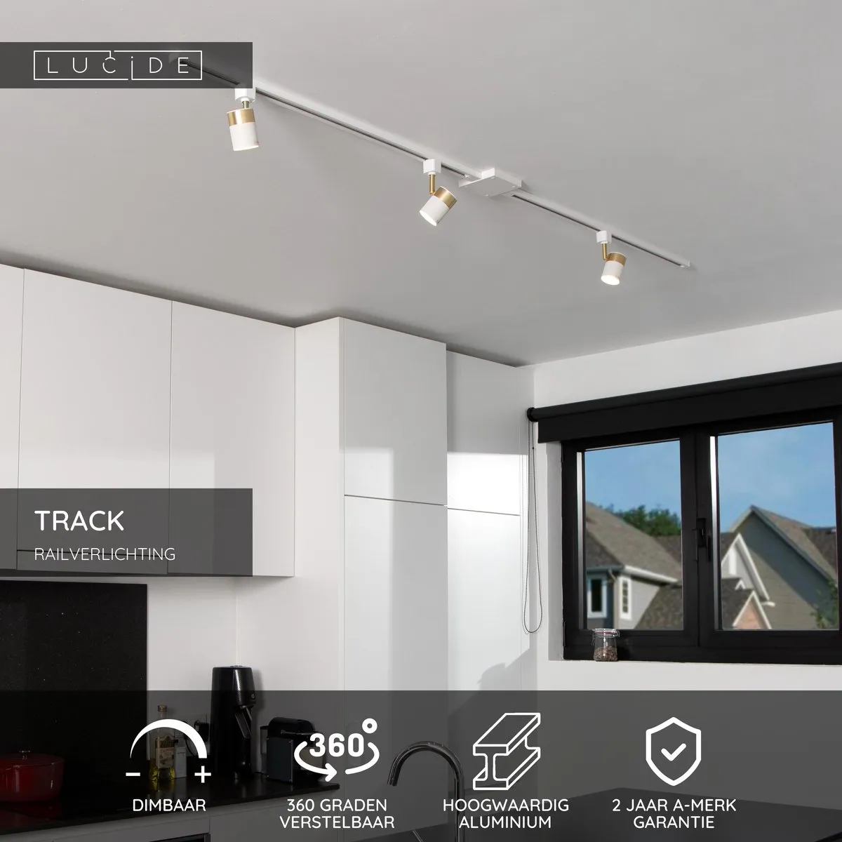 Lucide Track Floris Railspot GU10