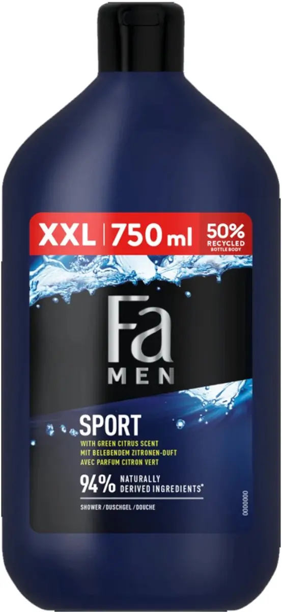 Fa Men Sport Douchegel Groene Citrus 750ml