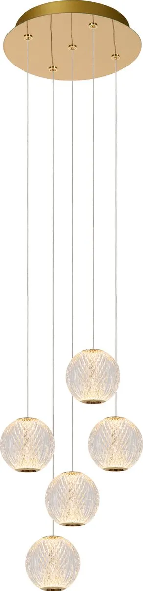 Lucide Cintra Hanglamp Ø32cm - 5x4,7W 2700K Transparant