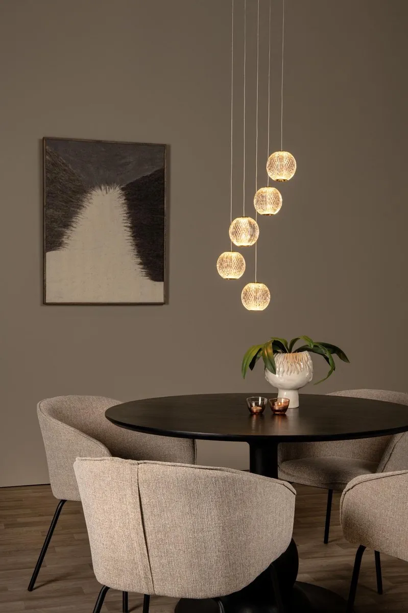Lucide Cintra Hanglamp Ø32cm - 5x4,7W 2700K Transparant