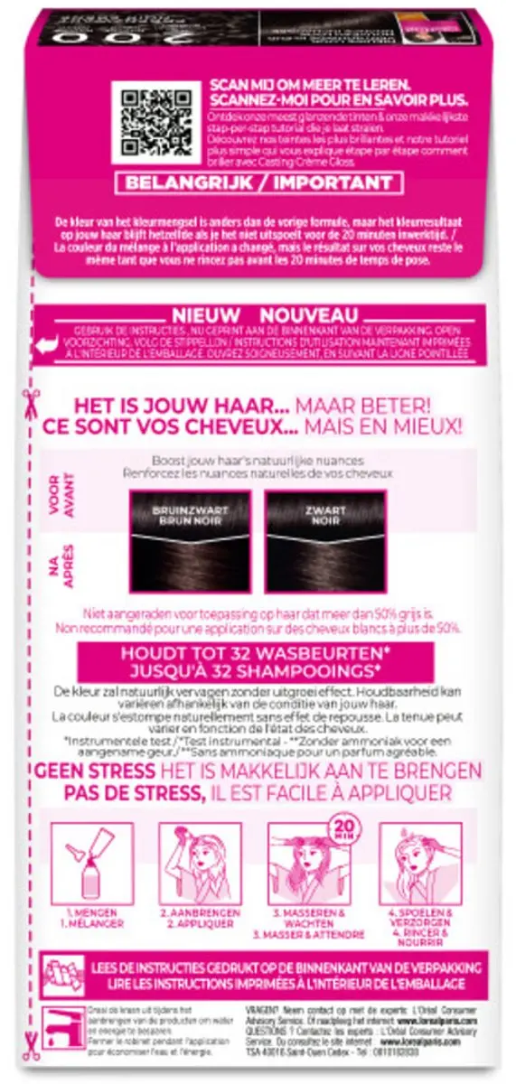 L'Oréal Paris Casting Crème Gloss 200 Intens Zwart
