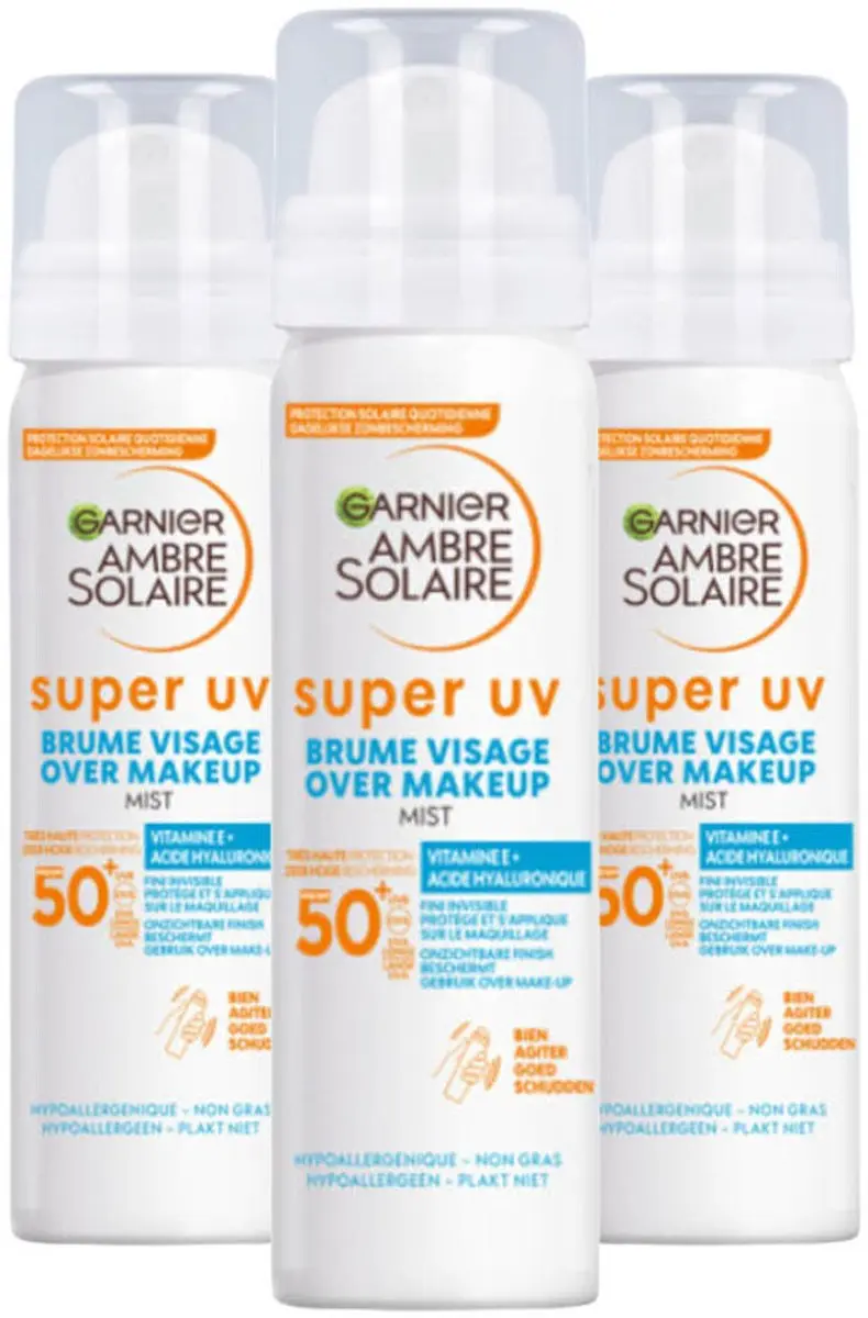 Garnier Ambre Solaire Super UV Over Make-Up Mist SPF 50+