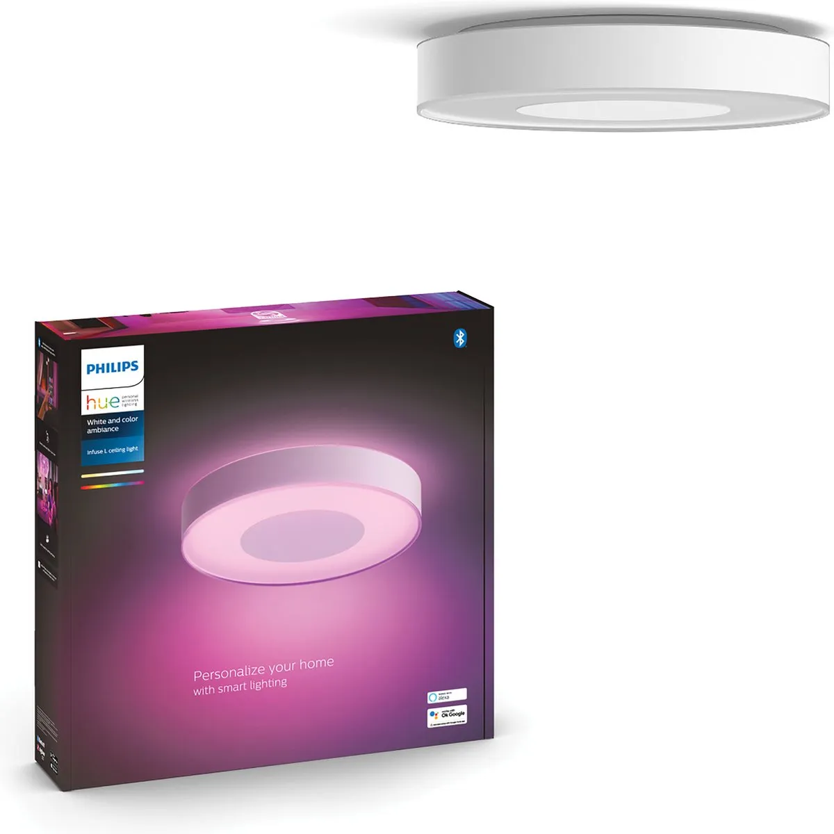Philips Hue Infuse Plafondlamp 42cm - RGBW Wit