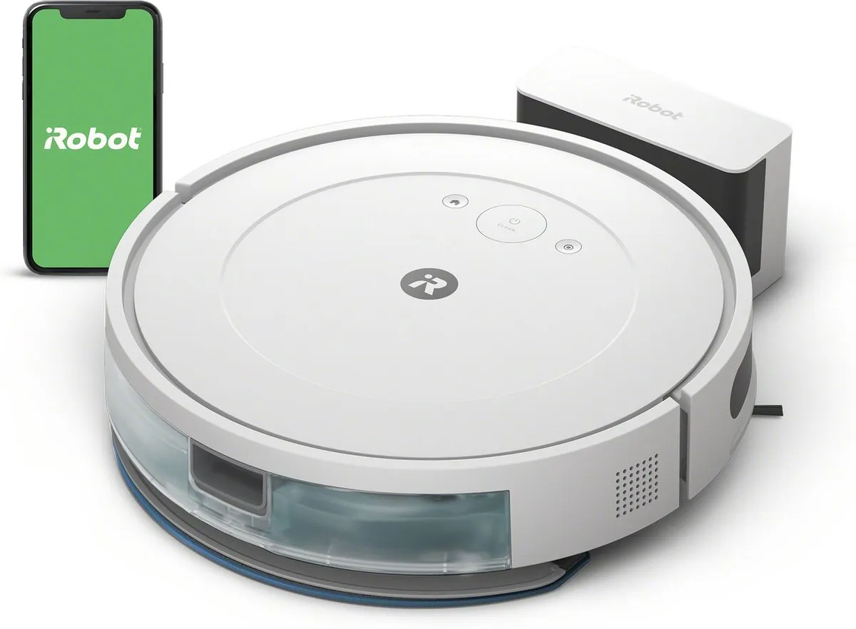 iRobot Roomba Combo Essential Y0112 Robotstofzuiger met Dweilfunctie