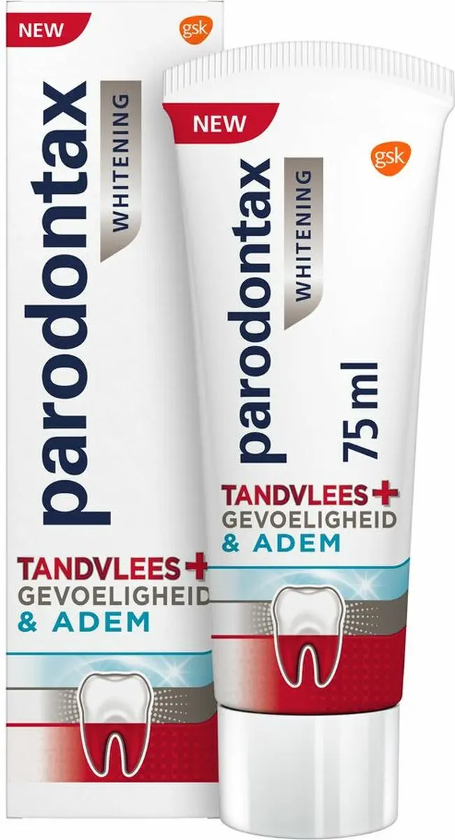 Parodontax Tandpasta Tandvlees+Gevoeligheid & Adem Whitening