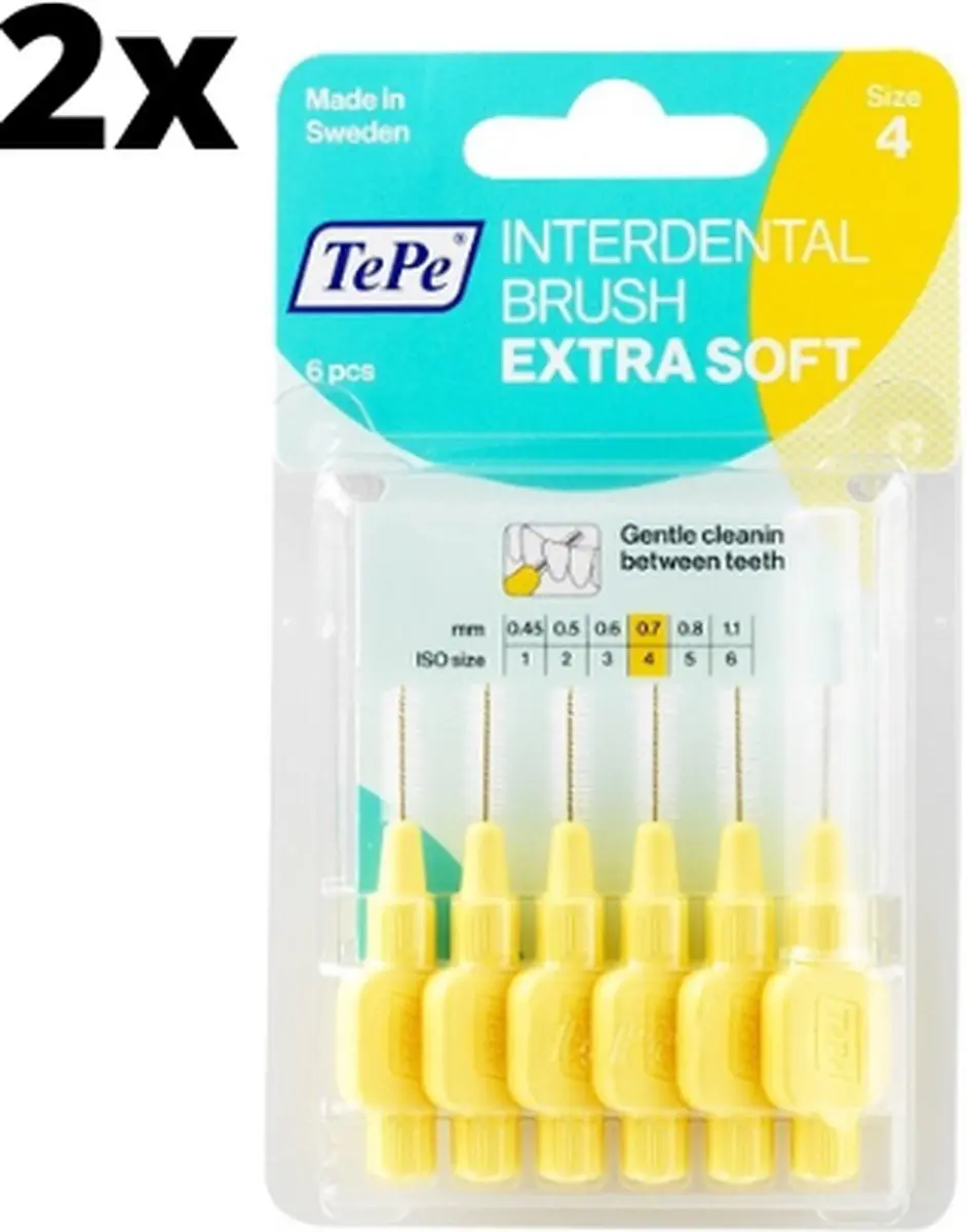 TePe Extra Soft Lichtgeel 0,7mm