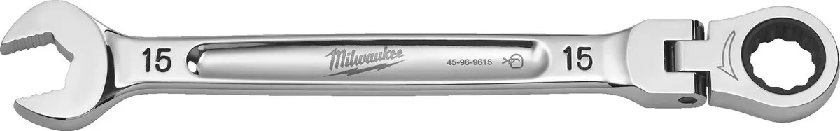 Milwaukee MAX BITE Flex Ringsteeksleutel 15mm - Ratelsleutel