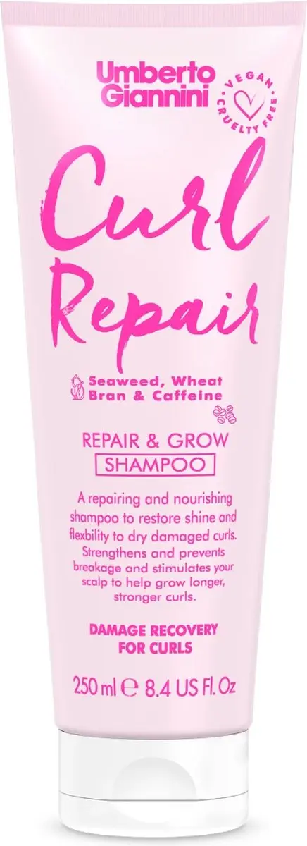 Umberto Giannini Curl Repair & Grow Shampoo 250ml