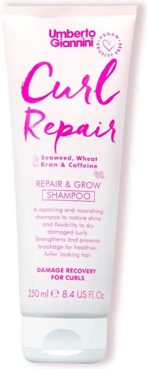 Umberto Giannini Curl Repair & Grow Shampoo 250ml