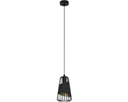 Eglo Austell Hanglamp E27 - 3 Lichtpunten - Zwart/Goud