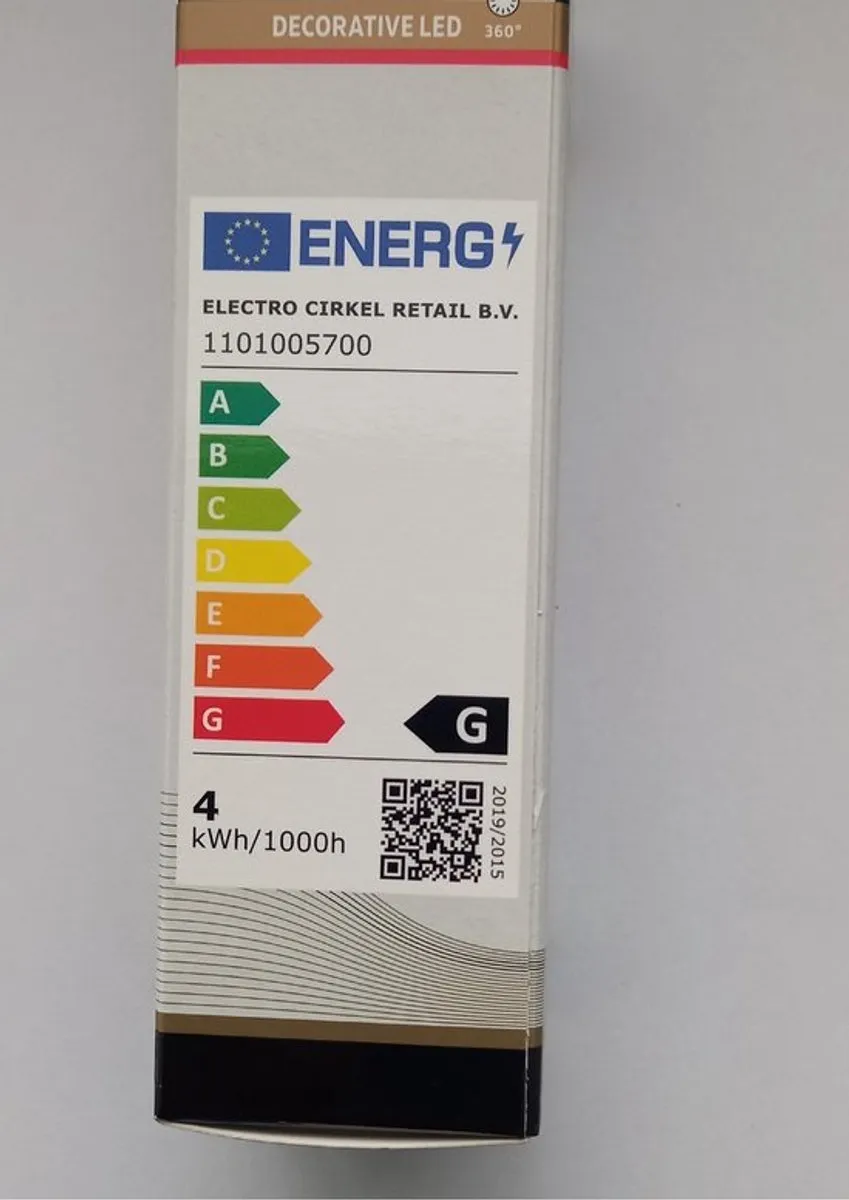 Calex LED Tip Kaarslamp E14 3.5W 250lm - 5 Stuks - Goud