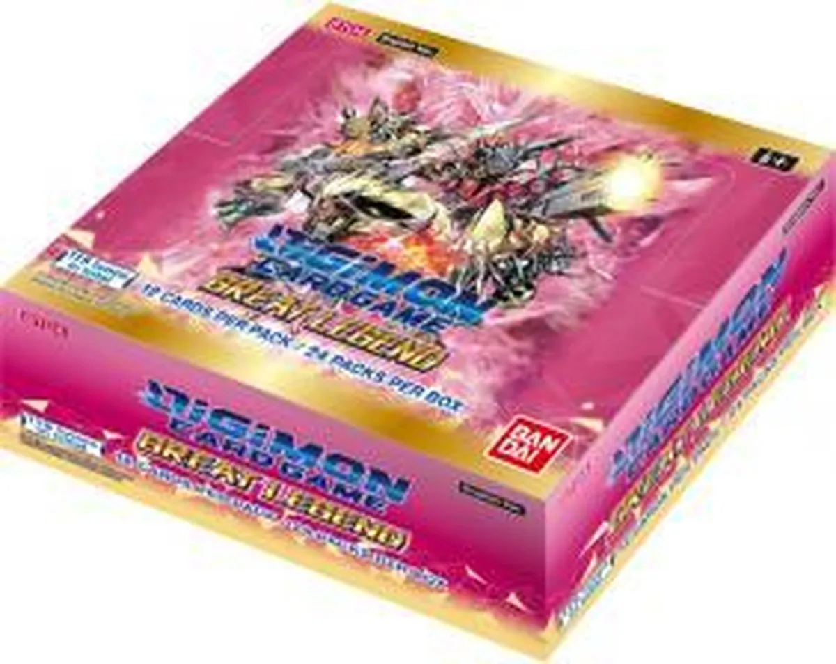 Bandai Namco Digimon TCG Great Legend Booster Pack - 2 Spelers