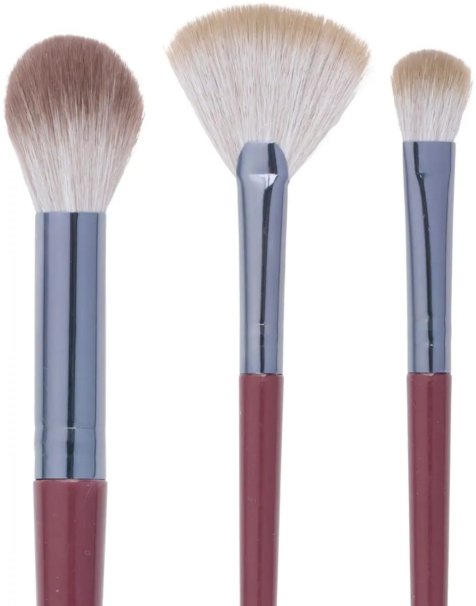 Mexx Make Up Kwasten Set - 5-delig - Bruin