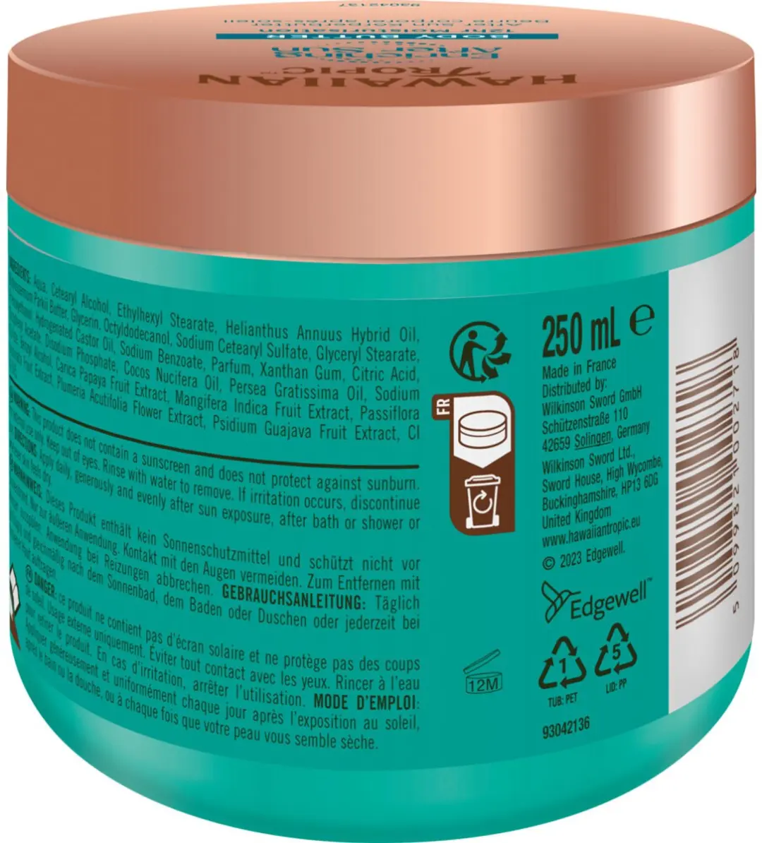 Hawaiian Tropic Aftersun Body Butter - 2x250ml