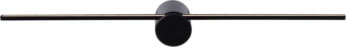 Lucide MIZAR Wandlamp Badkamer LED 6W IP44 - Zwart