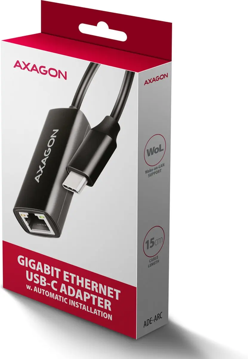 Axagon ADE-ARC Netwerkadapter USB-C 1 Gbit/s - Gigabit-LAN