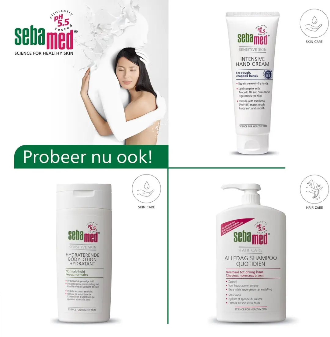 Sebamed Alledag Shampoo 200ml - 6 Stuks