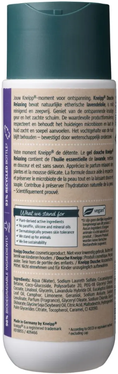 Kneipp Relaxing Douchegel Lavendel - 6x200ml