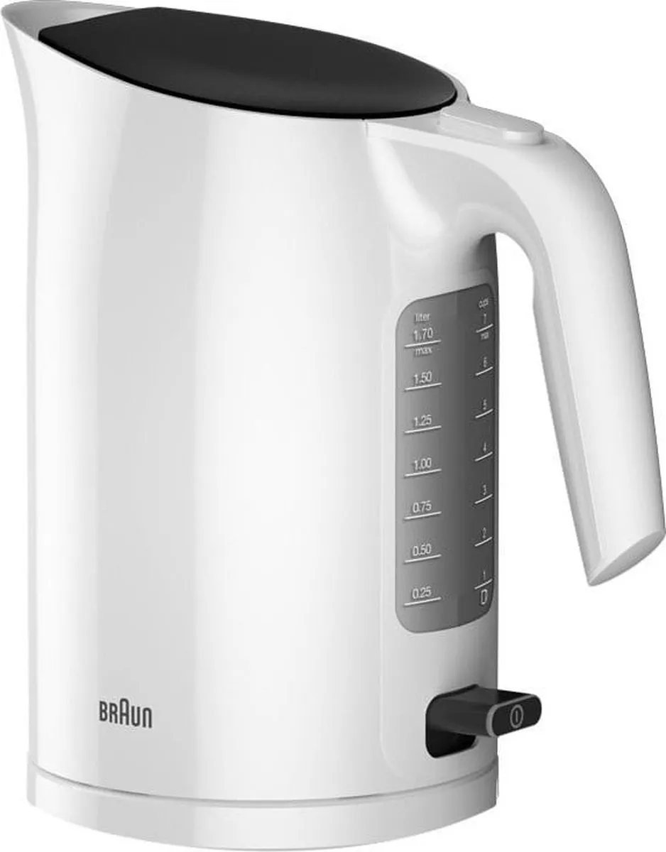 Braun WK3100 PurEase Waterkoker 2200W - Zwart/Wit - afbeelding 6 van 6