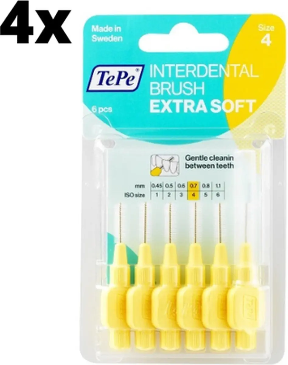 TePe Extra Soft Lichtgeel 0,7mm