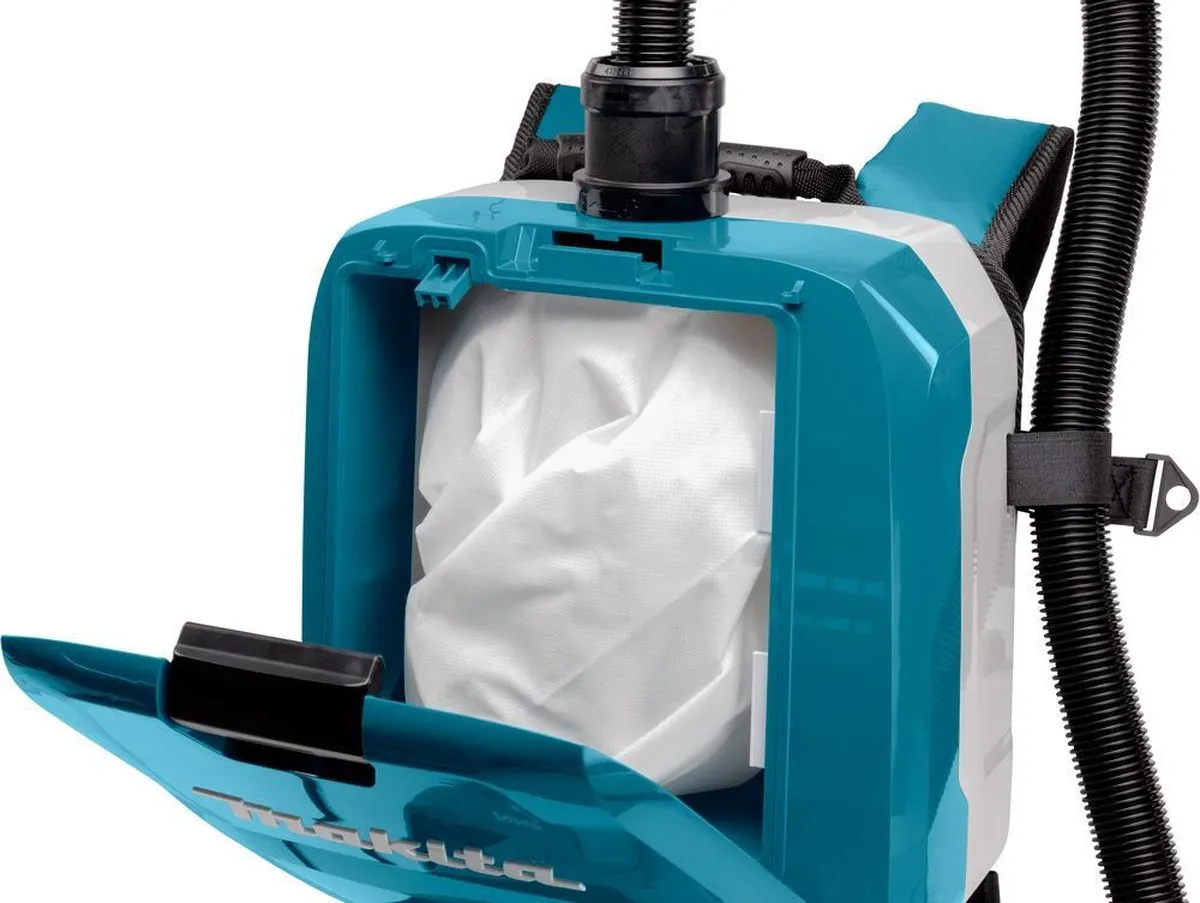 Makita DVC665ZU Accu Rugstofzuiger AWS 85 Airwatts