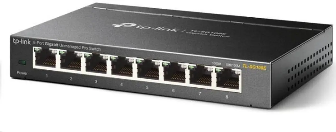TP-Link TL-SG108E Managed Switch 8 Poorten