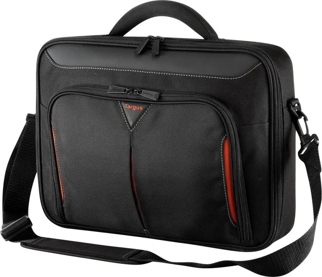 Targus Classic+ CN415EU Laptoptas 15-15,6" - Zwart/Rood - afbeelding 6 van 6