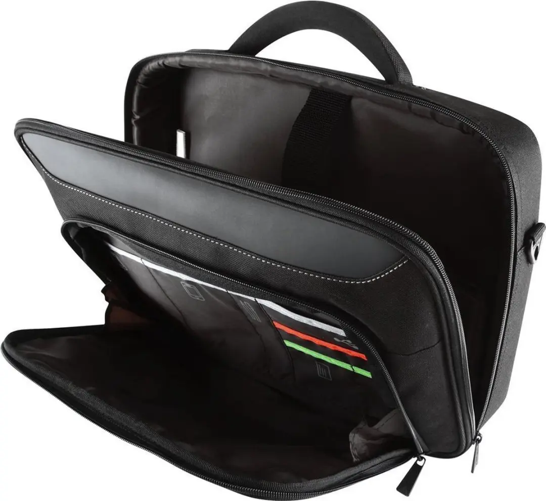 Targus Classic+ CN415EU Laptoptas 15-15,6" - Zwart/Rood
