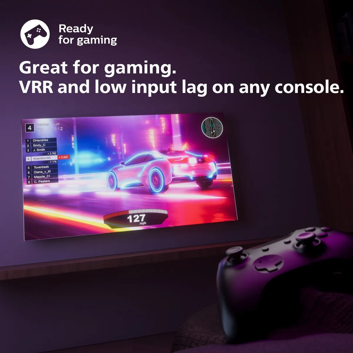 Philips 50PUS7608 50 inch 4K LED TV - Antraciet - afbeelding 6 van 6