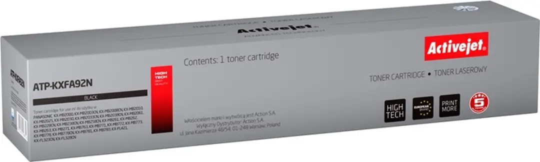 Ricoh ActiveJet ATR-1270N Toner - 7000 Pagina's Zwart
