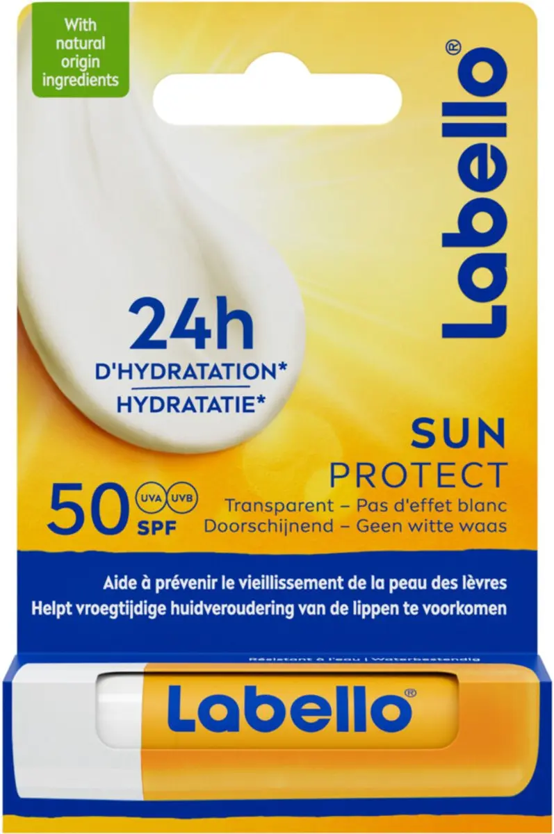 Labello Lippenbalsem Sun Protect SPF 50 - 6 Stuks