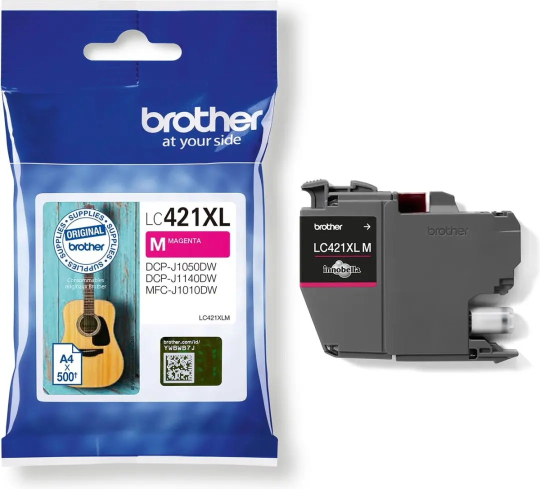 Brother LC421XLM Inktcartridge - Rood - 500 pagina's