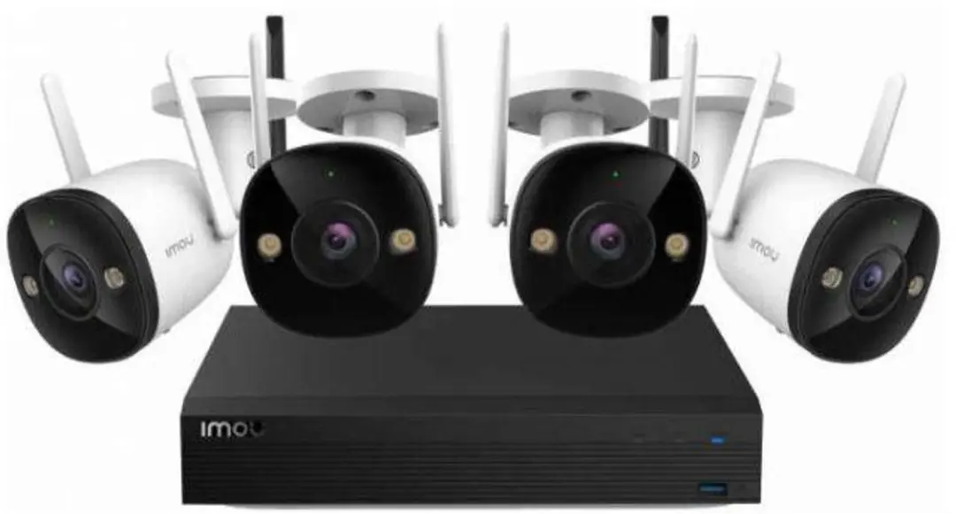 Imou KIT/NVR1104HS-W-S2/4-F22FE Bewakingskit - 4x 2MP Camera's - 4-Kanaals NVR 1TB