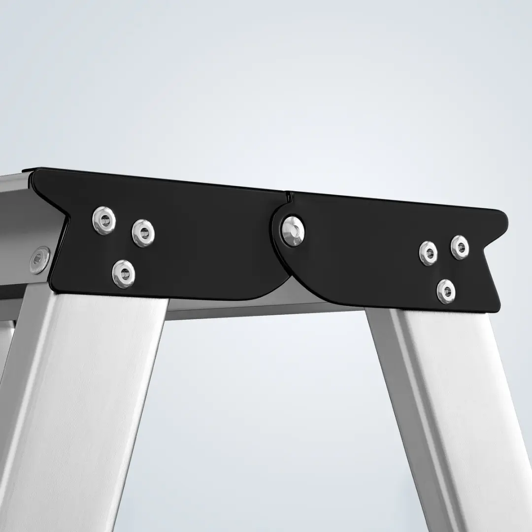 Songmics GLT012E01V1 Aluminium Trapladder - 2 Antisliptreden - 150 kg
