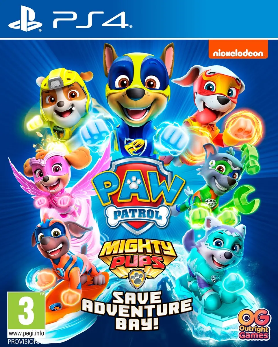 Bandai Namco Paw Patrol Mighty Pups Save Adventure Bay
