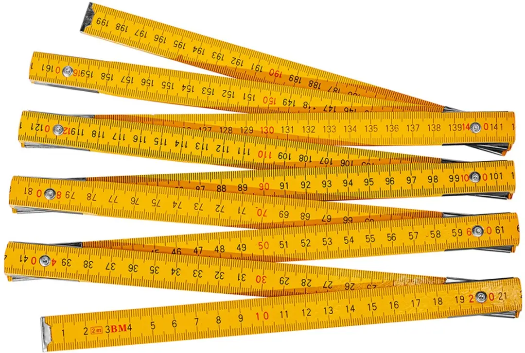Brüder Mannesmann Work-it 68002 Duimstok 2m - Geel