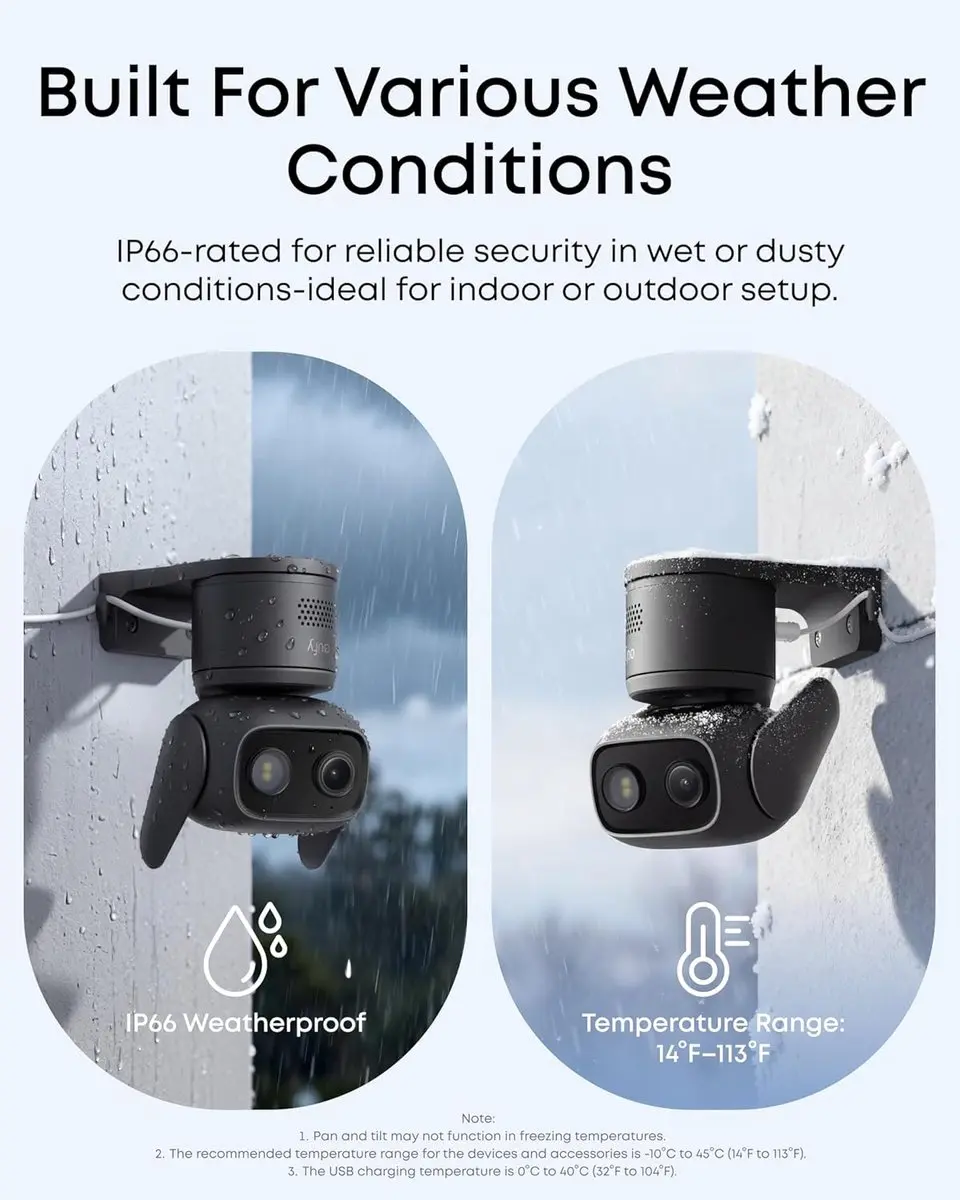 Eufy Beveiliging Bedrade Cam C31 - Binnen/Buiten - Zwart - afbeelding 6 van 6