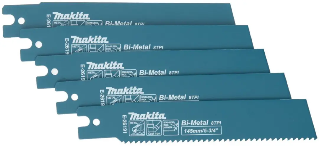 Makita E-26191 Reciprozaagblad Staal 120mm