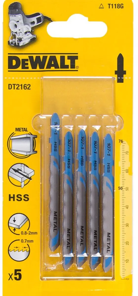 DeWalt DT2162-QZ Decoupeerzaagblad Metaal