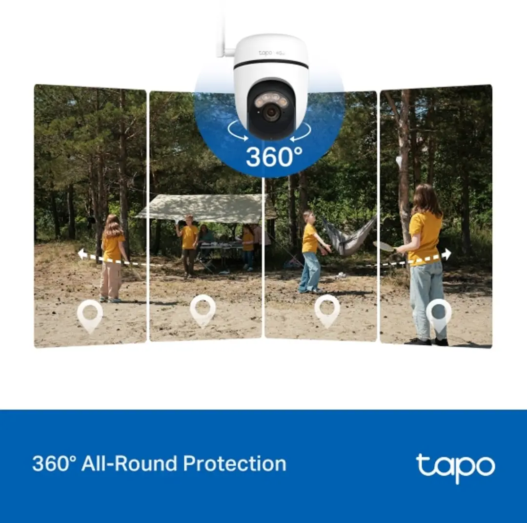 TP-Link Tapo C615G KIT Beveiligingscamera Buiten - 2K AI Tracking - Zonnepaneel