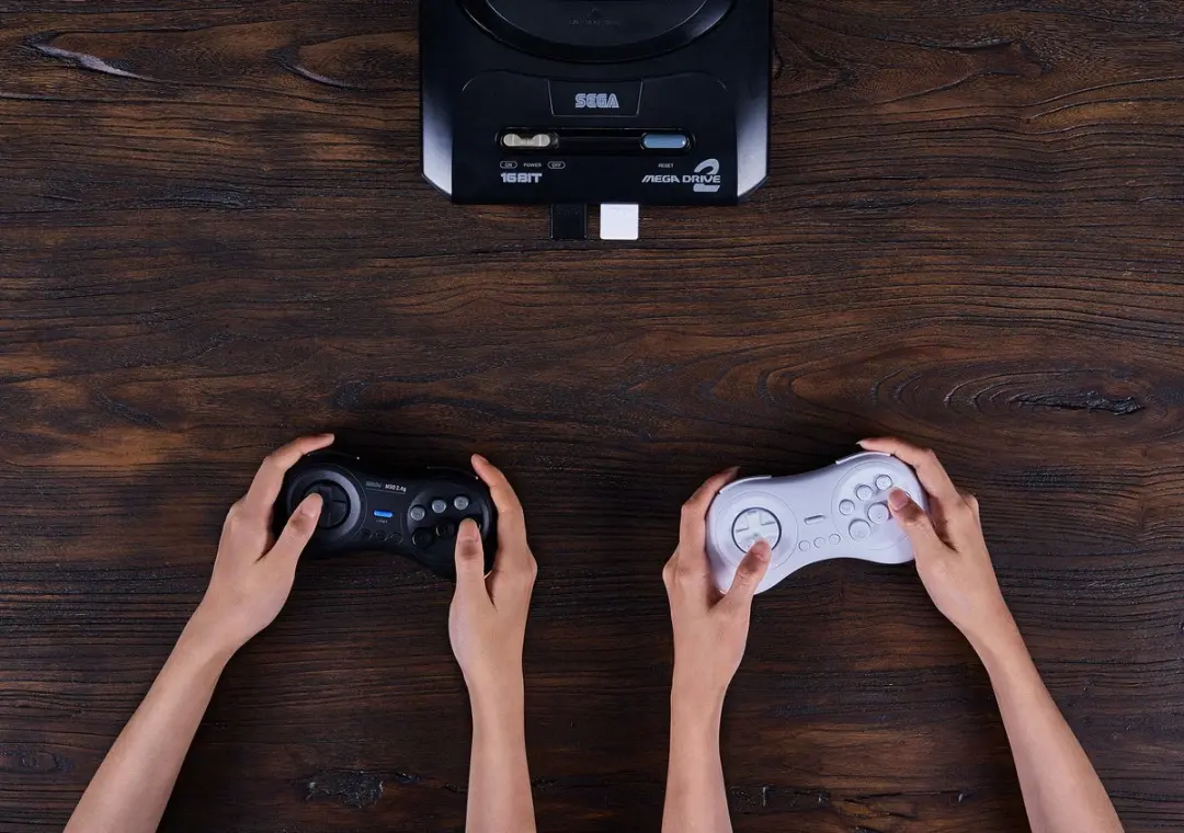 8BitDo M30 2.4G SEGA Mega Drive Wireless Controller - Zwart