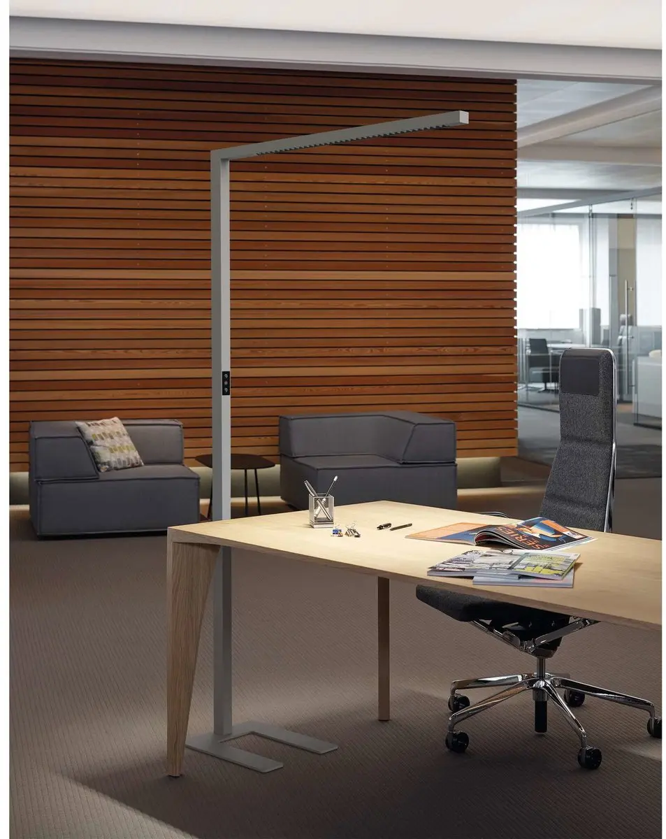 MAUL MAULplinus LED Staande Lamp 197cm - 7x26W - Zilver