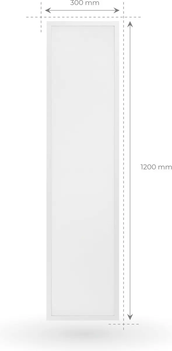 LEDVION LED Panel 120x30 36W 3000K - Wit