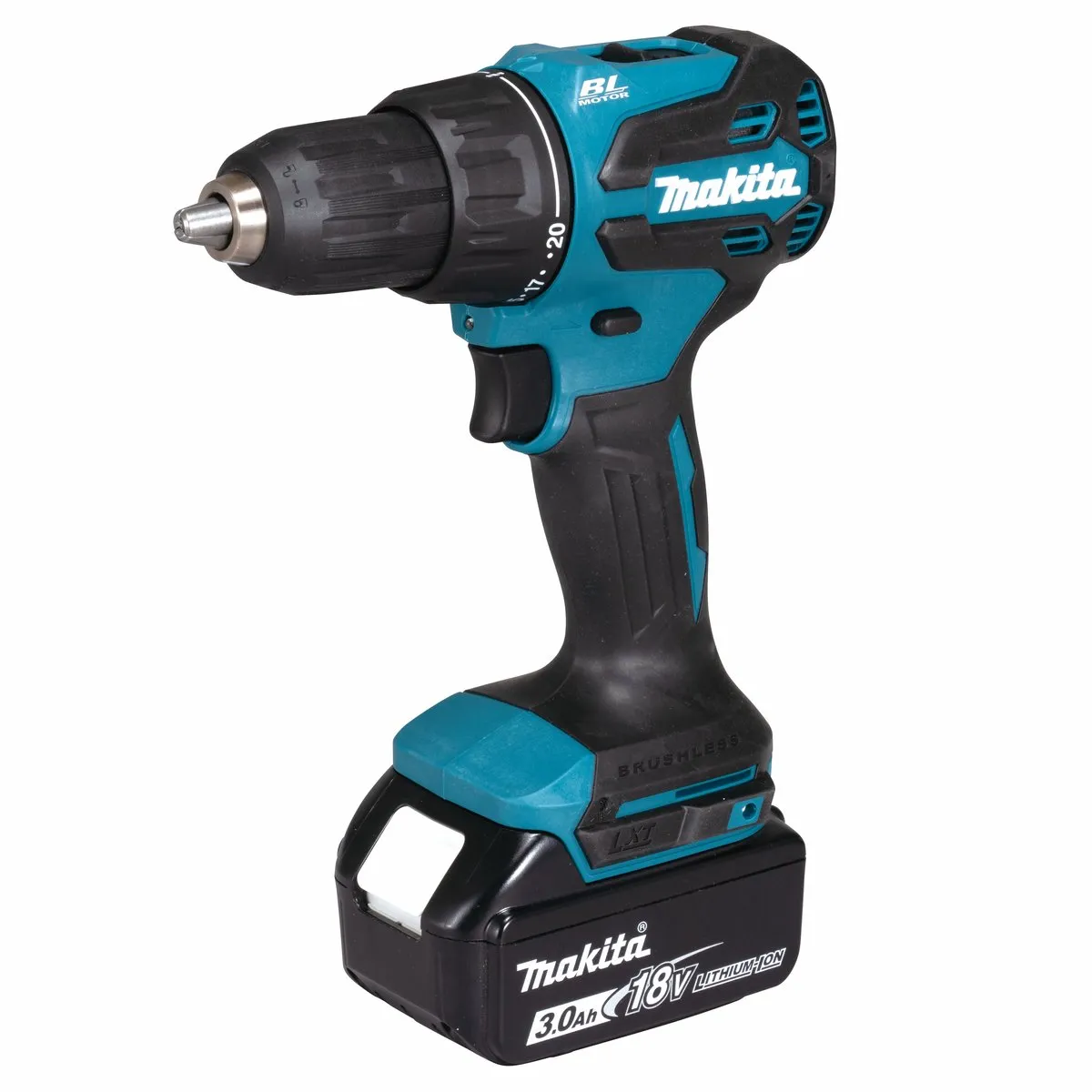 Makita DHP490RFX3 Klopboormachine - 2x 3.0Ah accu's + bitset