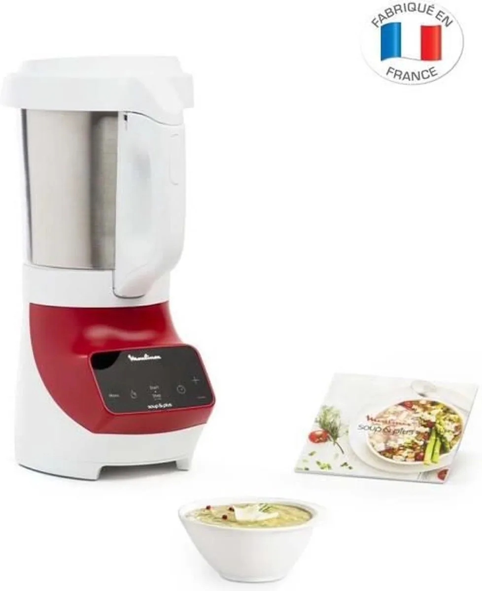 Moulinex Soup & Plus LM924500 Soepmaker 1100W - Rood/RVS