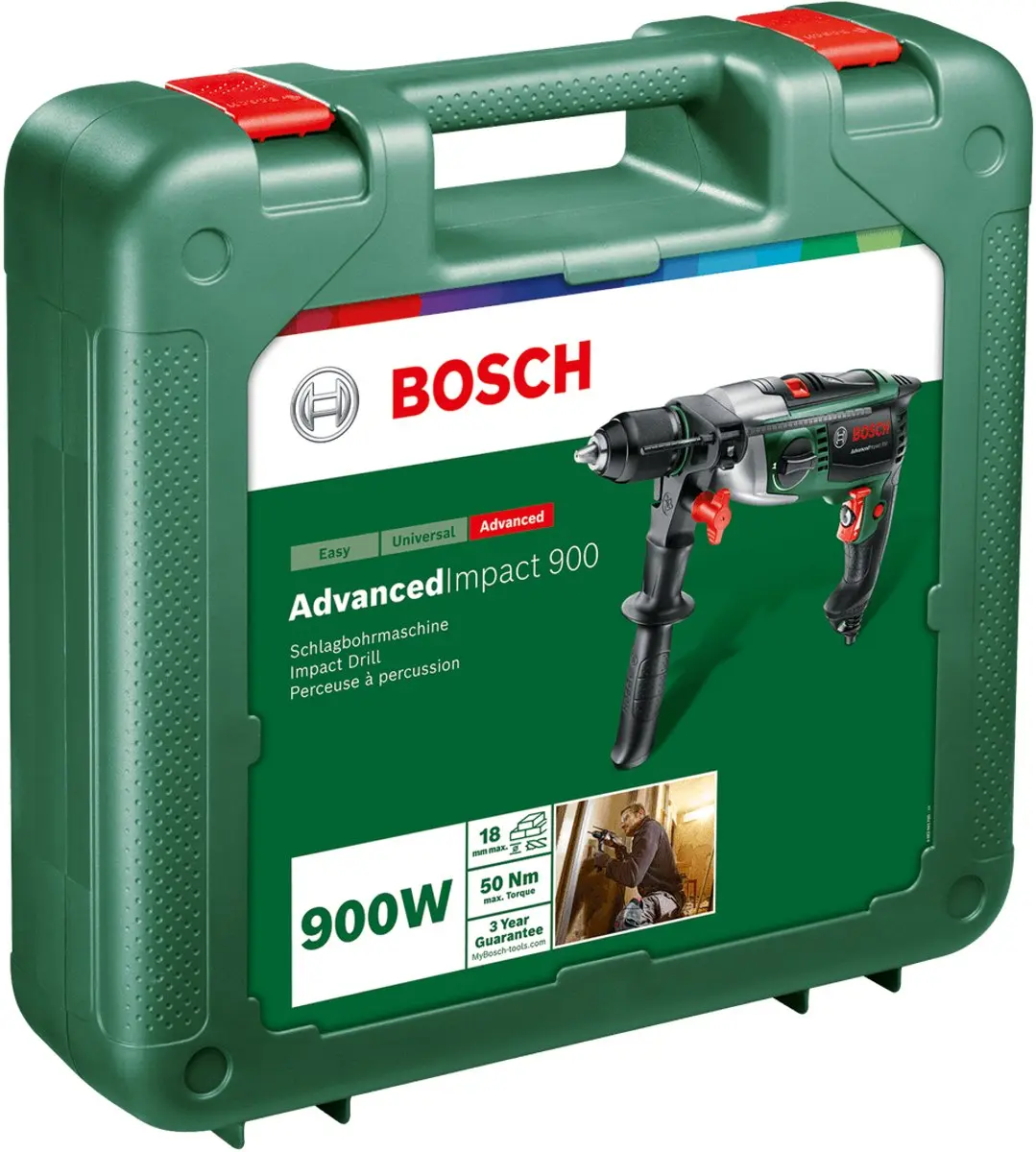 Bosch AdvancedImpact 900 Klopboormachine 900W