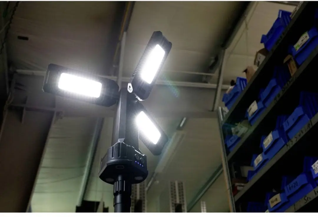 Ansmann Triohead 7000R Accubouwlamp 66W - 3 Koppen - Neutraalwit