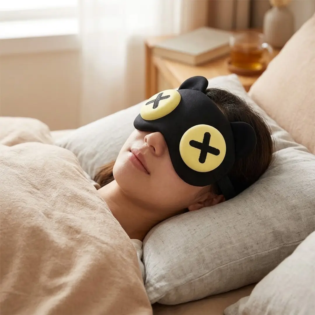 NUVEX Beer Slaapmasker Zwart - EXEYE Design